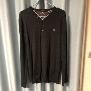 バーバリーブラックレーベル(BURBERRY BLACK LABEL)のBurberry Black label セーター　ダークグレー(ニット/セーター)