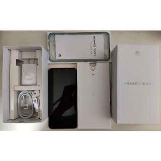 アンドロイド(ANDROID)の★中古美品★HUAWEI nova 3 レッド 国内版 SIMフリー(スマートフォン本体)