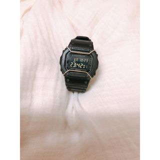 ジーショック(G-SHOCK)のG-SHOCK メンズ時計　黒　金　ブラック  ゴールド(腕時計(デジタル))