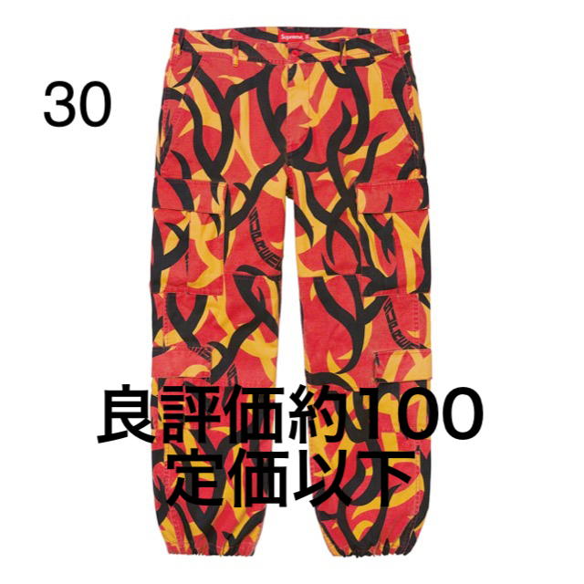 Supreme 19AW Cargo Pant Red 30