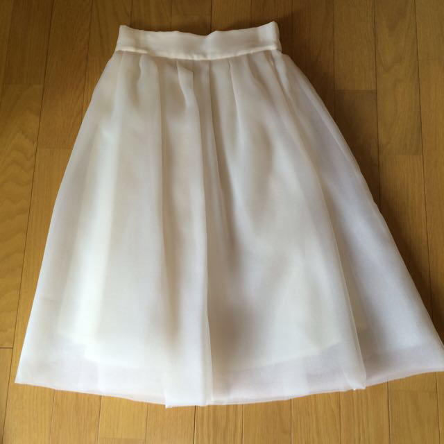 SNIDEL(スナイデル)のsnidel オーガンジースカート レディースのスカート(ひざ丈スカート)の商品写真