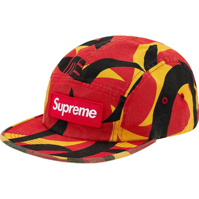 Supreme 19AW Military Camp Cap Red帽子