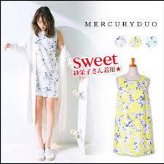 MERCURYDUO(マーキュリーデュオ)の美品♡大人気♡リゾートフラワーワンピース レディースのワンピース(ミニワンピース)の商品写真