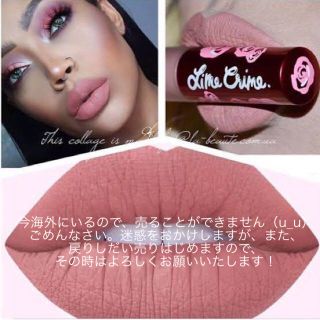 ライムクライム(Lime Crime)のlime crime lulu mini 正規品♡(口紅)