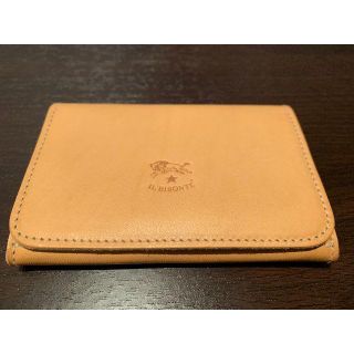 イルビゾンテ(IL BISONTE)の【ラスト1点】新品未使用イルビゾンテ★カードケース(名刺入れ)★ヌメ(名刺入れ/定期入れ)