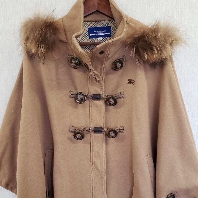 BURBERRY バーバリーブルーレーベル ポンチョ コート 三陽商会 超特価