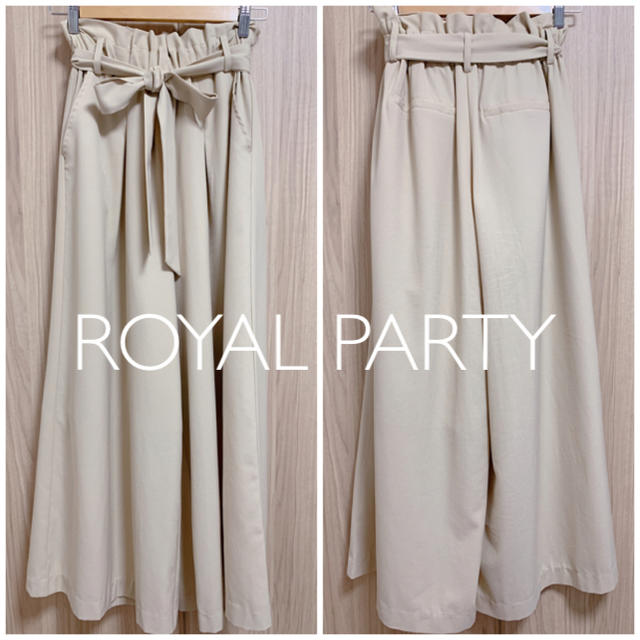 ROYAL PARTY(ロイヤルパーティー)の専用 ロイヤルパーティー♡ハイウエストワイドパンツ レディースのパンツ(カジュアルパンツ)の商品写真