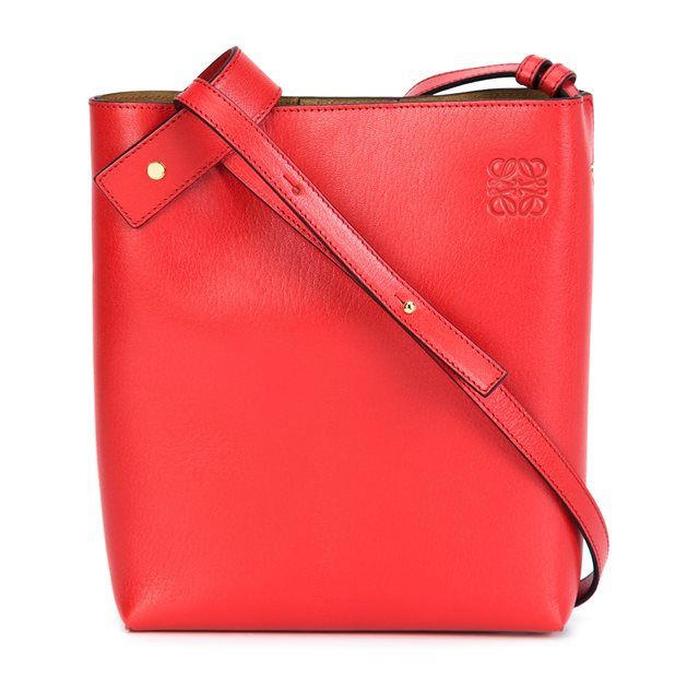 Loewe アシンメトリック クロスボディ バッグ レッド ショルダー 赤