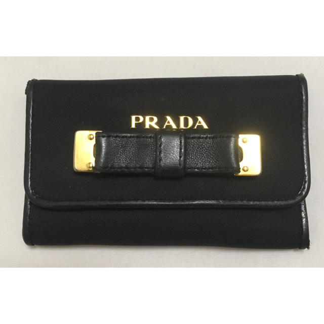 PRADA(プラダ)の【PRADA プラダ 】キーケース ナイロン ブラック レディースのファッション小物(キーケース)の商品写真