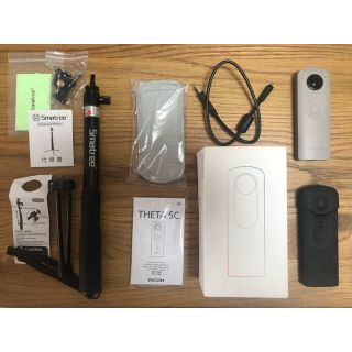 リコー(RICOH)の【ヒロト様専用】RICOH THETA SC ベージュ おまけ付き(コンパクトデジタルカメラ)