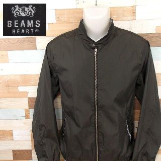 ビームス(BEAMS)の【BEAMS HEART】 美品 ビームスハート グレーブルゾン MA-1 L(フライトジャケット)