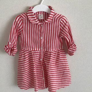 エイチアンドエム(H&M)の☆H＆Mワンピース9〜12M 80㌢☆(ワンピース)