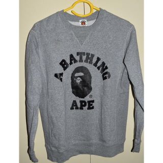 アベイシングエイプ(A BATHING APE)のA BATHING APE COLLEGE CREWNECK 160cm(ジャケット/上着)