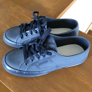 スペルガ(SUPERGA)のSUPERGA レインシューズ(ラバーシューズ)36サイズ(使用済み)(スニーカー)