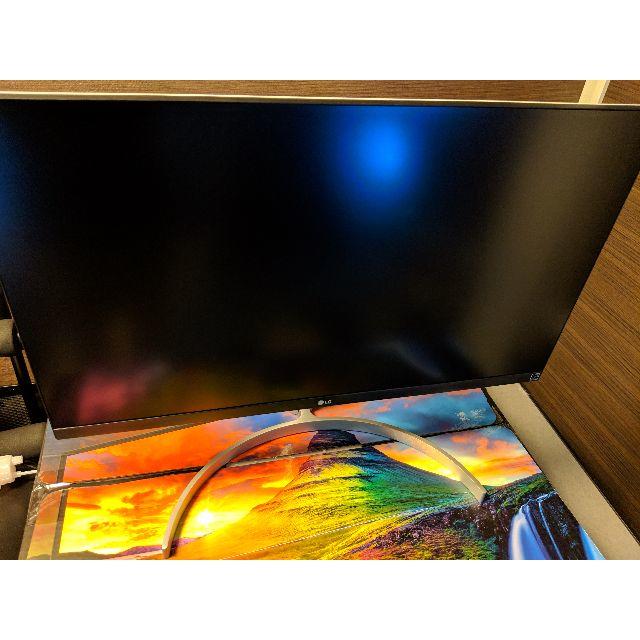 27UL850-W LG HDR対応 4Kモニター 27型 スピーカー内蔵 - ディスプレイ