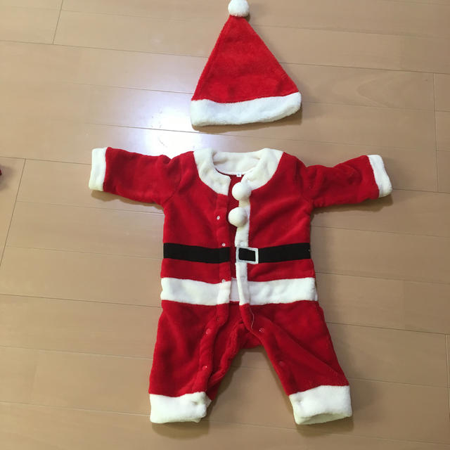 クリスマス キッズコスプレ 80サイズ エンタメ/ホビーのコスプレ(衣装一式)の商品写真