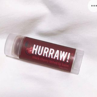 HURRAW! ﾋｭｰﾛｳ リップバーム ブラックチェリー ティント クリーム(リップケア/リップクリーム)