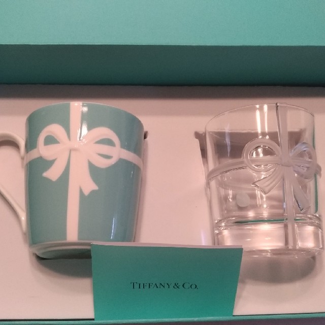 Tiffany & Co.(ティファニー)のTIFFANYマグカップ＆グラスセット インテリア/住まい/日用品のキッチン/食器(食器)の商品写真