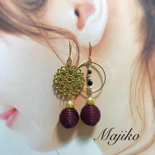 ハンドメイド　アクセサリー(ピアス)