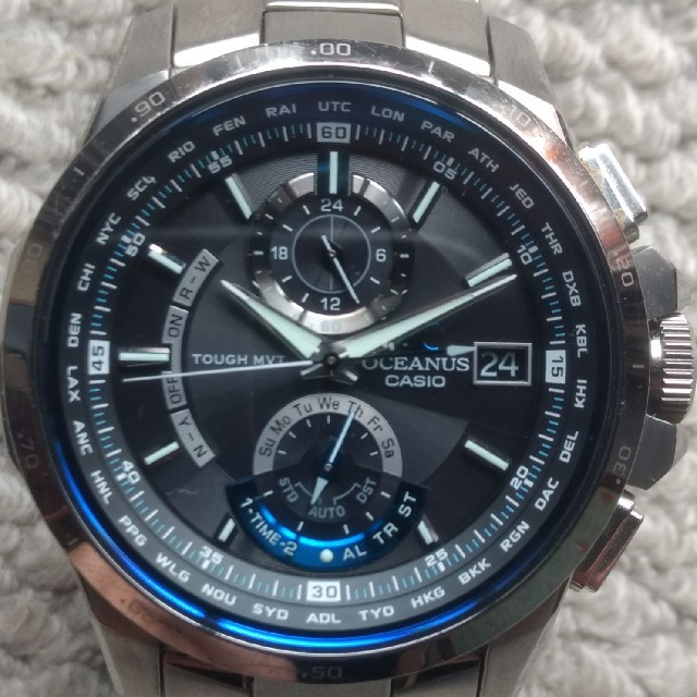 CASIO カシオ オシアナス OCW-T1000 チタン製 電波ソーラー