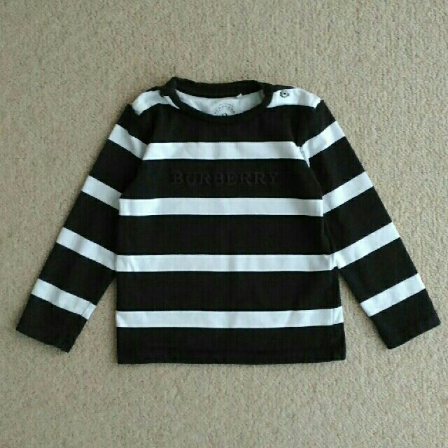 BURBERRY(バーバリー)のバーバリーBURBERRYロングTシャツ2歳 キッズ/ベビー/マタニティのキッズ服男の子用(90cm~)(Tシャツ/カットソー)の商品写真