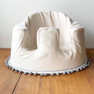 バンボ(Bumbo)のバンボカバー    グレージュポンポン ハンドメイド アイボリーホワイト(その他)