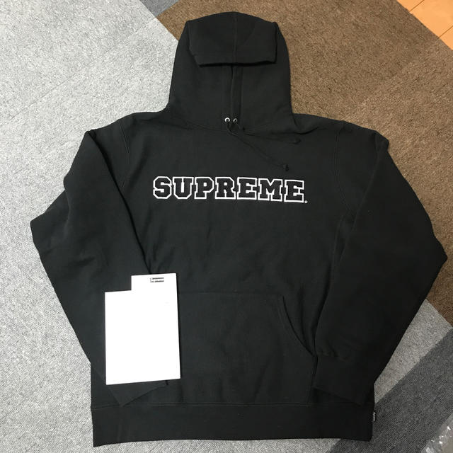 supreme logo パーカー