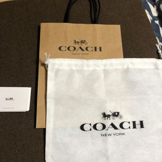 コーチ(COACH)のCOACHの紙袋と巾着袋(ショップ袋)