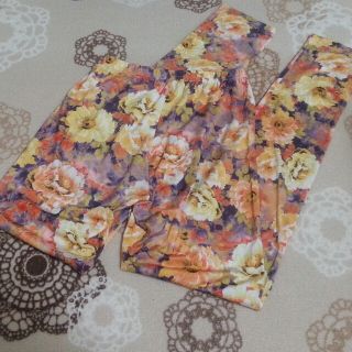 花柄デザインパギンス レギンス(レギンス/スパッツ)