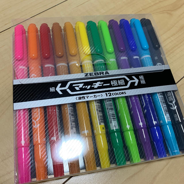 ZEBRA - マッキー極細油性マーカー12カラーセットの通販 by Kiki's shop｜ゼブラならラクマ