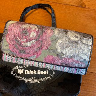 シンクビー(Think Bee!)の【パンダ様専用】Think Bee!ツイード長財布(財布)