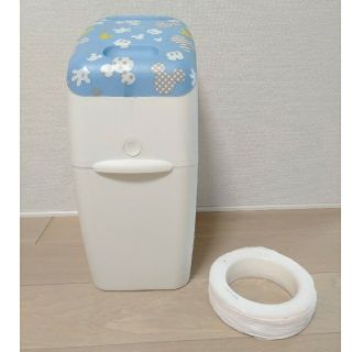 未使用品】アップリカ ニオイポイ おむつ用ゴミ箱 ゴミ箱 おむつ