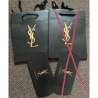 イヴサンローランボーテ(Yves Saint Laurent Beaute)のサンローラン  ラッピング紙袋 ショップ袋 1セット(ショップ袋)