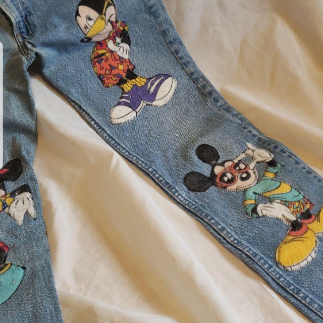 Disney(ディズニー)のDONNY様専用☆ディズニー☆デニム&Gジャン レディースのパンツ(デニム/ジーンズ)の商品写真