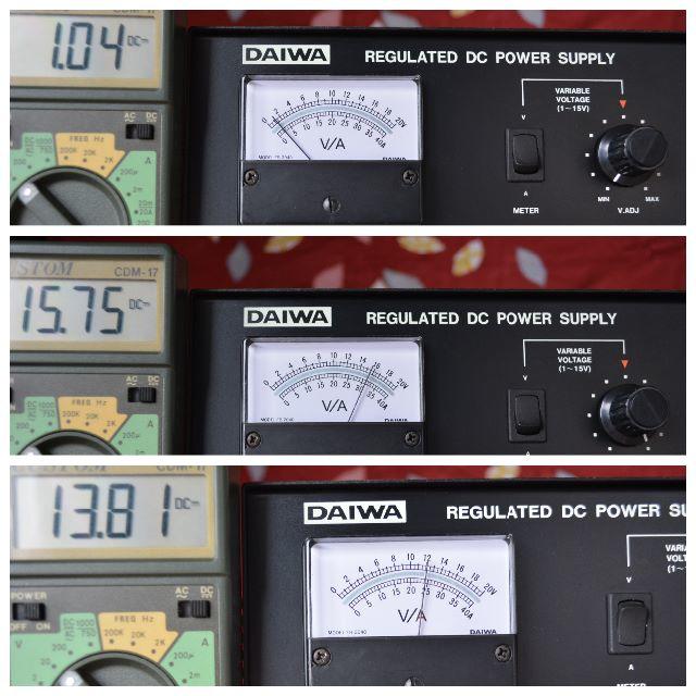 DAIWA(ダイワ)の安定化電源　30A　送料込み エンタメ/ホビーのテーブルゲーム/ホビー(アマチュア無線)の商品写真