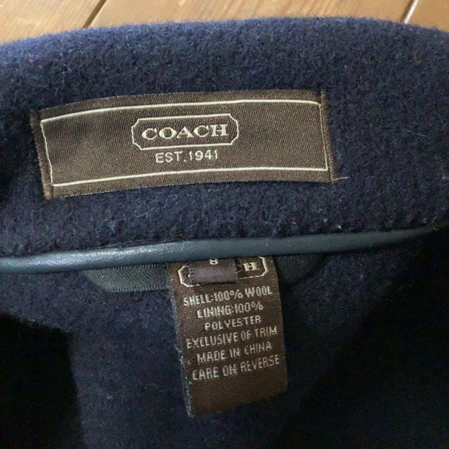 COACH - 【parch様専用】COACH ゴールドボタン ウール ピーコートの