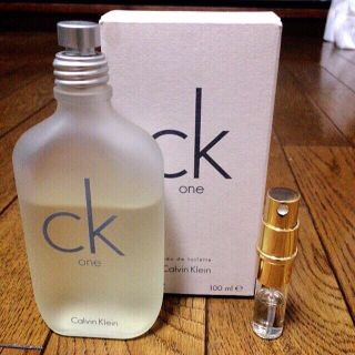 カルバンクライン(Calvin Klein)のck one(香水(男性用))