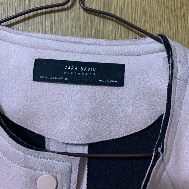ZARA(ザラ)のZARAフェイクスエードコート レディースのジャケット/アウター(ノーカラージャケット)の商品写真