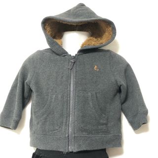 ベビーギャップ(babyGAP)の(310)  ワンポイント フード付き パーカー 90cm(ジャケット/上着)