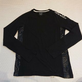 エンポリオアルマーニ(Emporio Armani)の【♪なおき♪様専用】長袖カットソー 黒 【メンズ】(Tシャツ/カットソー(七分/長袖))