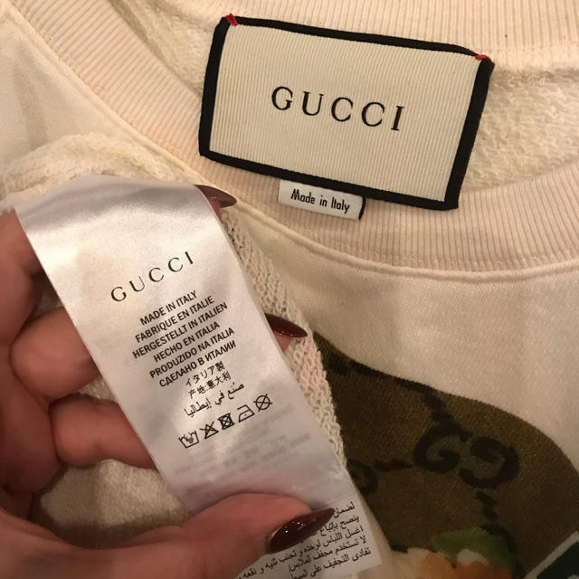 Gucci(グッチ)のGUCCI グッチ トレーナー レア物 美品 レディースのトップス(トレーナー/スウェット)の商品写真