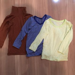 ユニクロ(UNIQLO)の中古ユニクロ UNIQLO ヒートテック90 タートルネック Uネック3枚セット(下着)