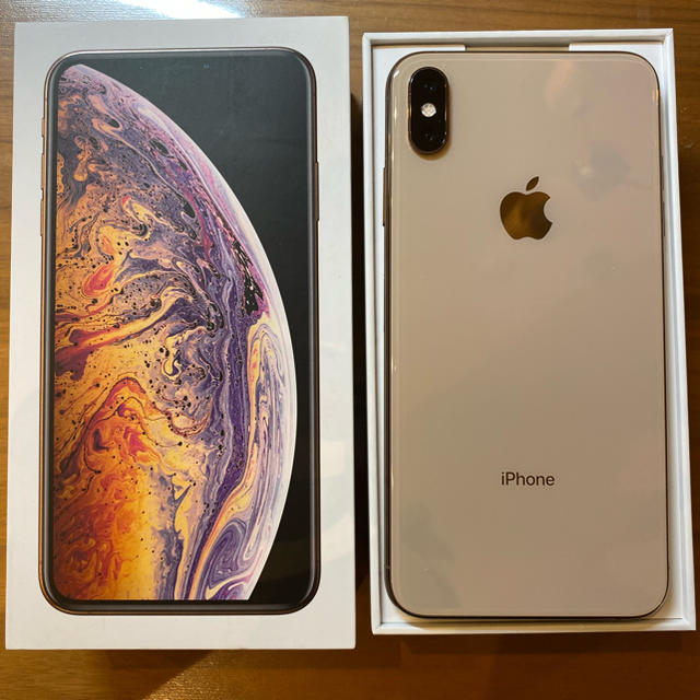 オリジナル iPhone - iPhoneXS Max 256GB ゴールド Simフリー 判定 ...