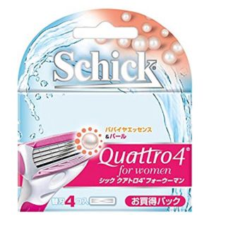 送料無料 シック Schick クアトロ4フォーウーマン 替刃 女性用 カミソリ(脱毛/除毛剤)