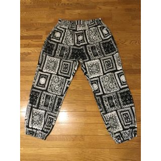 シュプリーム(Supreme)のsupreme skate pant ペイズリー バンダナ S(その他)