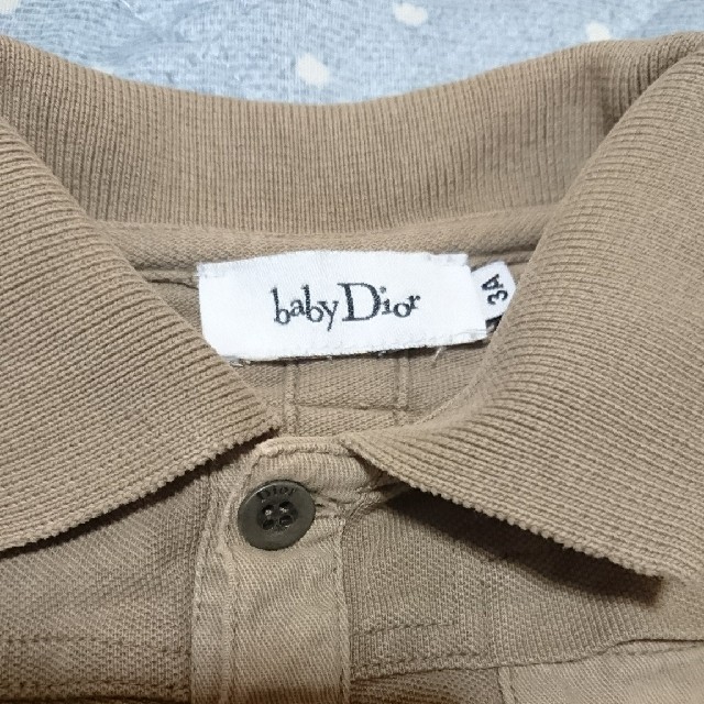 baby Dior(ベビーディオール)のポロシャツ ベビーディオール 3A キッズ/ベビー/マタニティのキッズ服男の子用(90cm~)(Tシャツ/カットソー)の商品写真