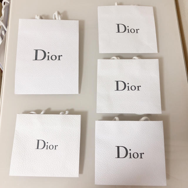 Dior(ディオール)の【新品未使用】ディオール ショッパー  5枚セット レディースのバッグ(ショップ袋)の商品写真