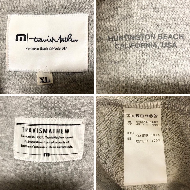完売品 定価4.6万 TravisMathew スウェット セットアップ グレー 完売品 定価4.6万 TravisMathew スウェット セットアップ グレー