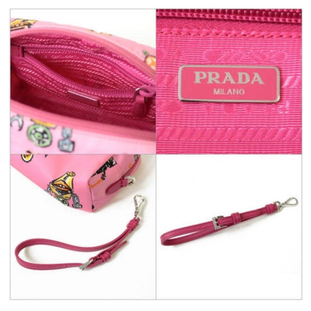 PRADA(プラダ)のRUI21様専用  新品★PRADA ポーチ レディースのファッション小物(ポーチ)の商品写真