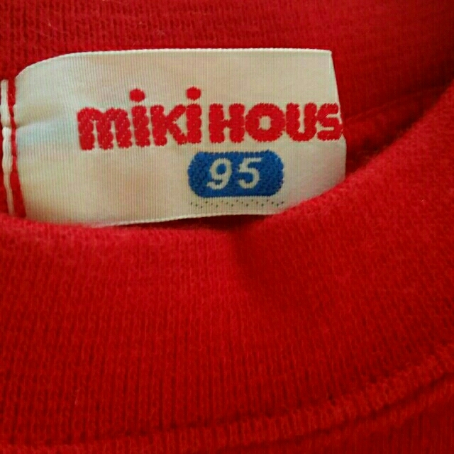 mikihouse(ミキハウス)の95㎝【ミキハウス】厚手トレーナー キッズ/ベビー/マタニティのキッズ服女の子用(90cm~)(Tシャツ/カットソー)の商品写真
